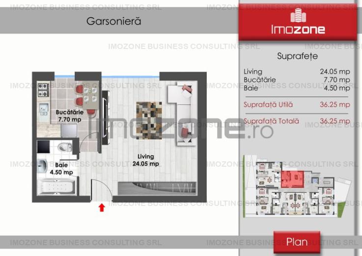 Garsoniera, Drumul Taberei, Zona De Case, Bloc Nou, Parter Inalt, Comision 0%