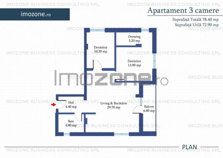 Militari - Drumul Belsugului, apartament 3 camere, 73 mp, bloc nou, comision 0%!