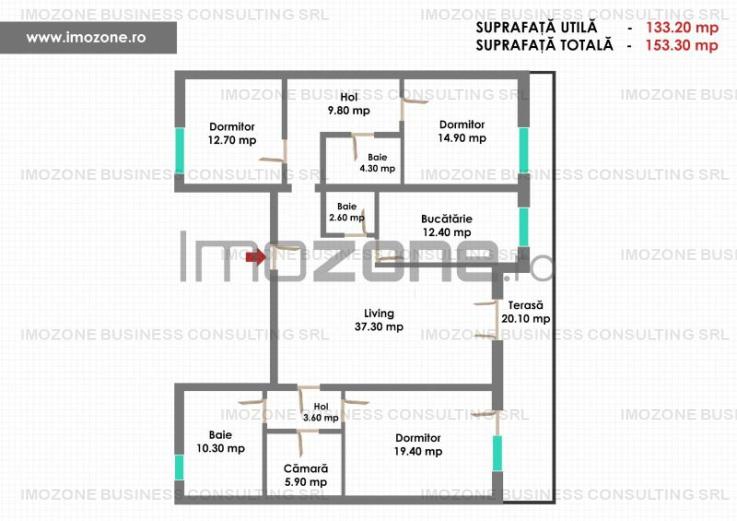 Drumul Taberei- Doftanei,4 camere, etajul 4, 153 mp, lift, BLOC NOU, COMISION 0%