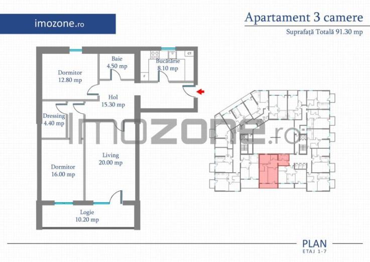 Apartament 2 Camere | 62 mp | Bloc Nou | Metrou Pacii / Preciziei | Militari