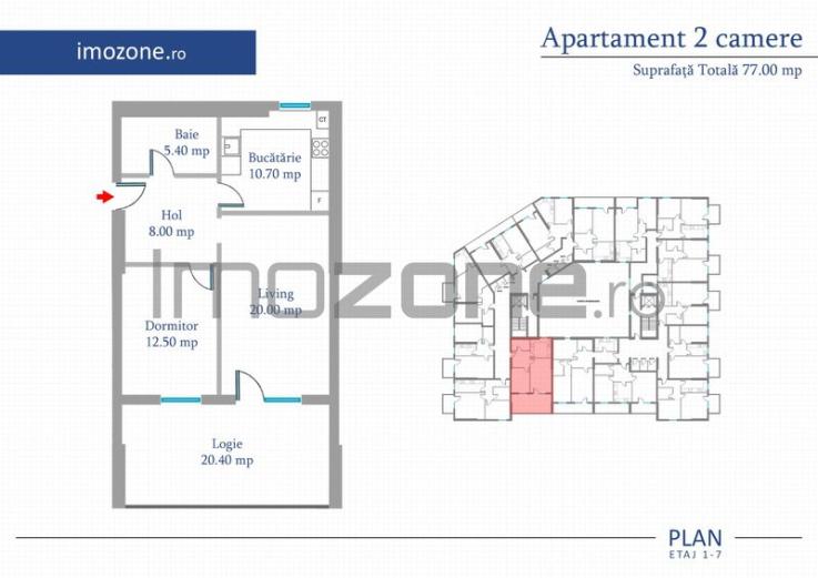 Apartament 2 Camere | 63 mp | Bloc Nou | Metrou Pacii / Preciziei | Militari