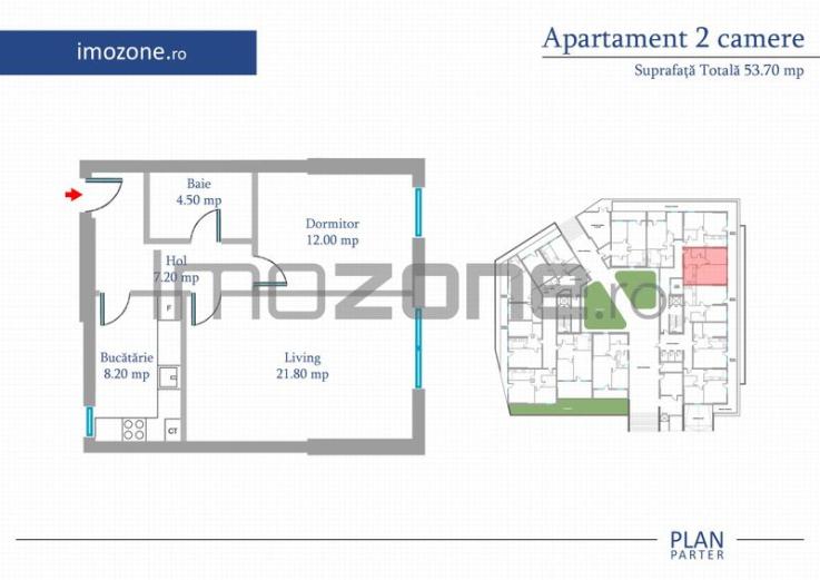 Apartament 2 Camere | 77 mp | Bloc Nou | Metrou Pacii / Preciziei | Militari