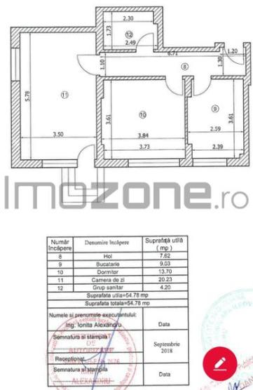 Bragadiru, 2 camere, bloc nou, 55mp, teren 44mp, mobilat complet, bucatarie mare