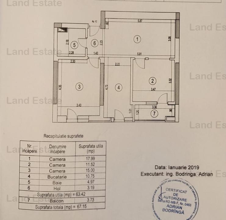 3 camere Grozavesti - 20 Residence ( loc parcare inclus-150 m metrou )