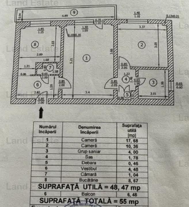 2 camere la 500m de Metrou Lujerului