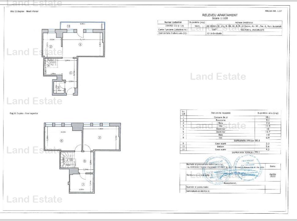 Duplex Moghioros Residence ( Loc parcare subteran )