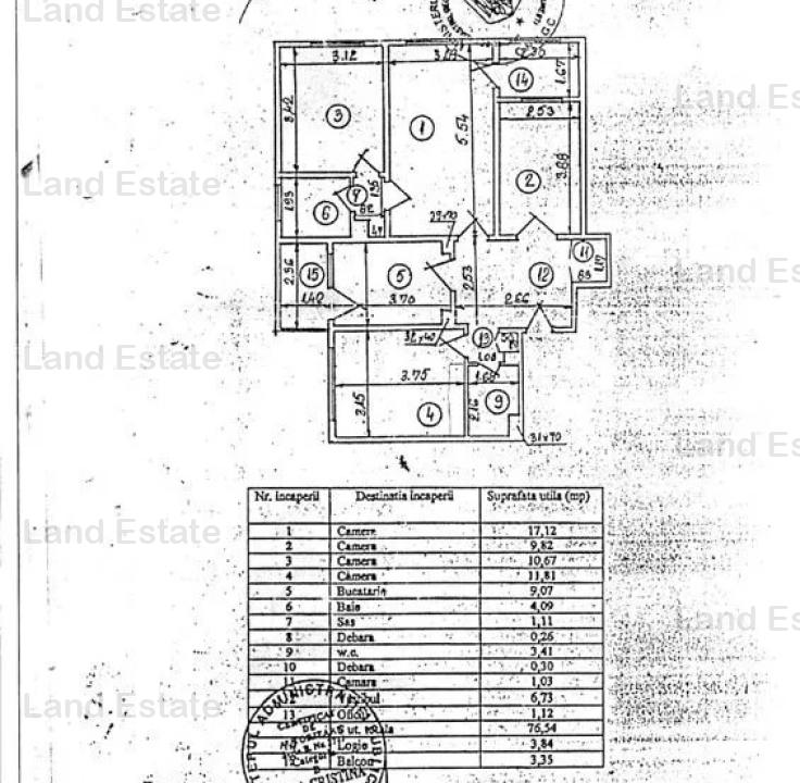 4 Camere Crangasi (-Loc aDP-centrala termica-450 m metrou )