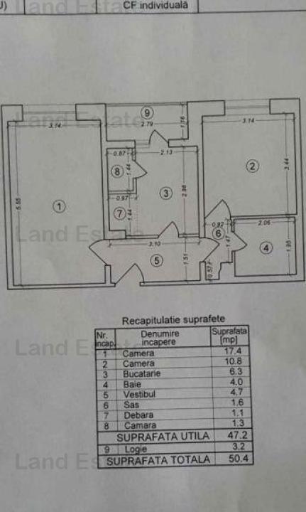 2 camere Dristor-Baba Novac ( LUX )