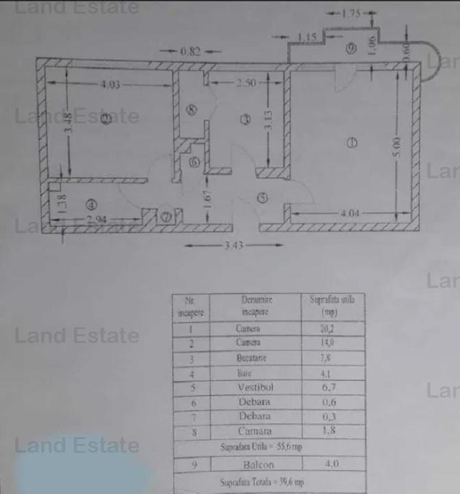 Apartament cu 2 camere Tei - Aleea Deleni