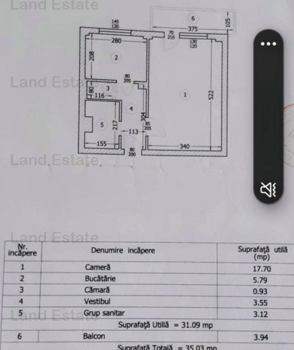 Garsoniera Lujerului-Veteranilor ( 350 m metrou )