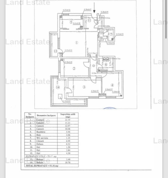 4 camere Politehnica-Lujerului ( centrala Termica )