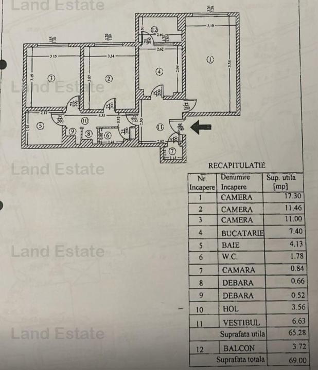 Apartament cu 3 camere in zona Drumul Taberei - Ghencea ( Bloc Reabilitat)