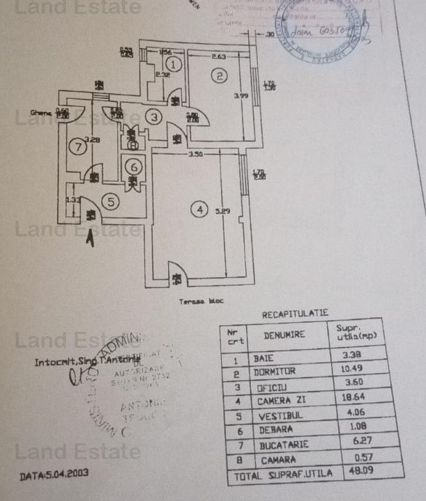 Apartament cu 2 camere - 5 minute de metrou Lujelui - Terasa