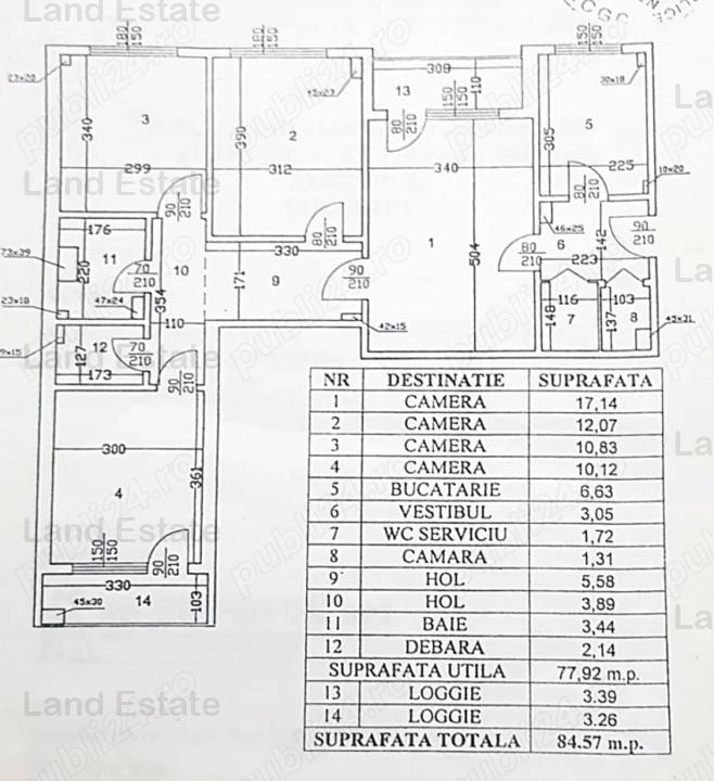 4 camere la 300m de metrou Lujerului