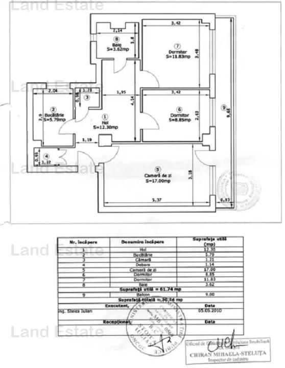 Apartament cu 3 camere Mihai Bravu - Obor