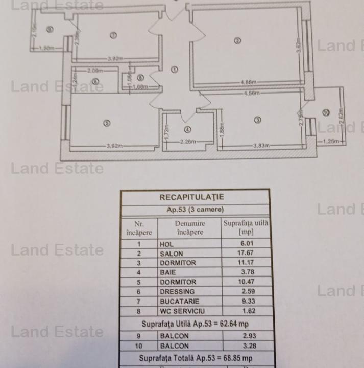 3 camere Parcul Carol-ISG Residence ( loc parcare )