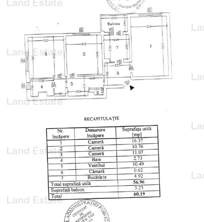 3 camere Basrabia - Chisinau