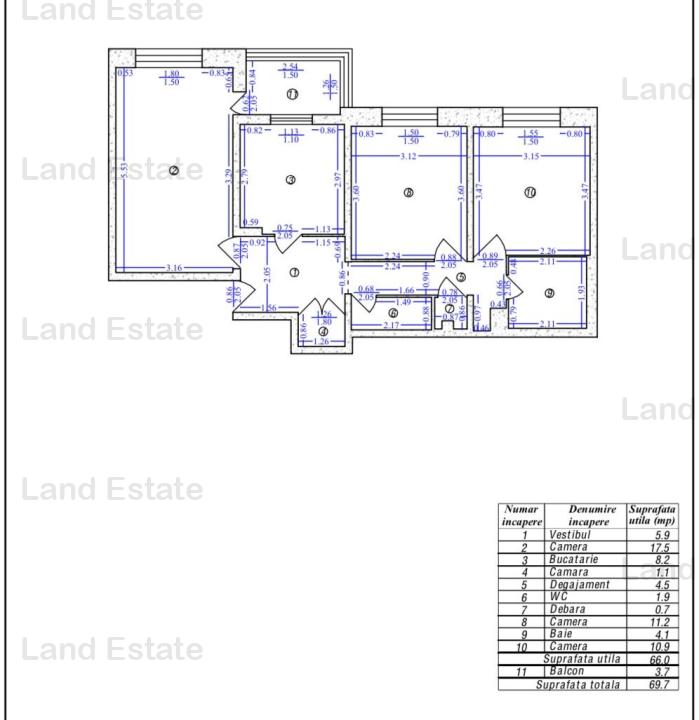 3 camere Calea Mosilor-Obor ( 250 m metrou-bloc reabilitat )