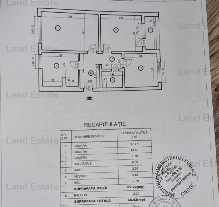 Apartament cu 3 camere Brancoveanu - Izvorul Crisului