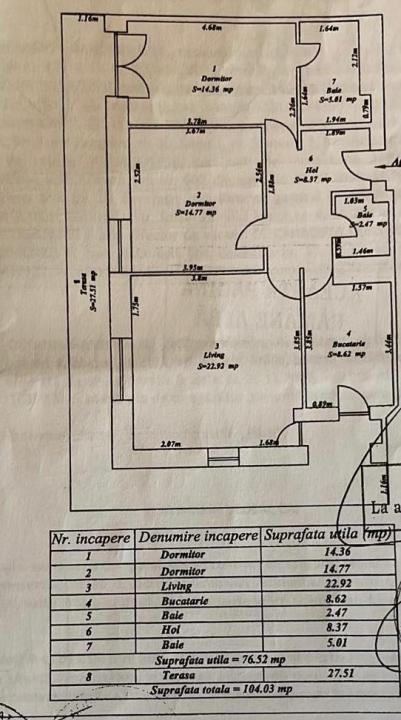 APARTAMENT DE VANZARE 3 CAMERE ASMITA GARDEN 