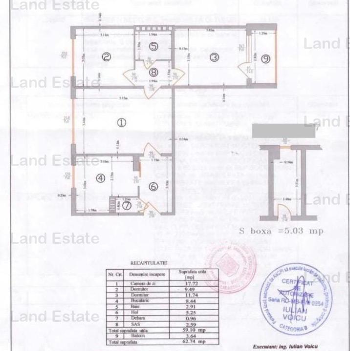 3 camere Drumul Taberei-Valea Oltului (Boxa-bloc reabilitat )