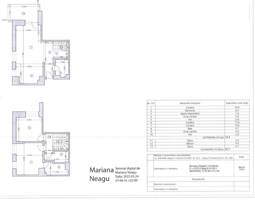 Duplex 3 camere Moghioros Park Residence ( Loc Parcare )