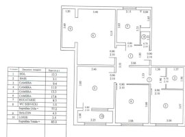 4 camere Lujerului-Politehnica ( 3/4-bloc reabilitat )