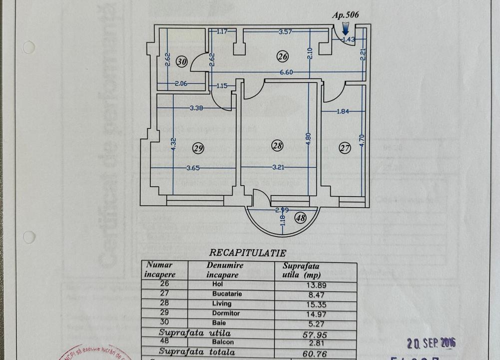 2 camere Virtutii (2016-60 mp -9 minute distanta de metrou Lujerului)