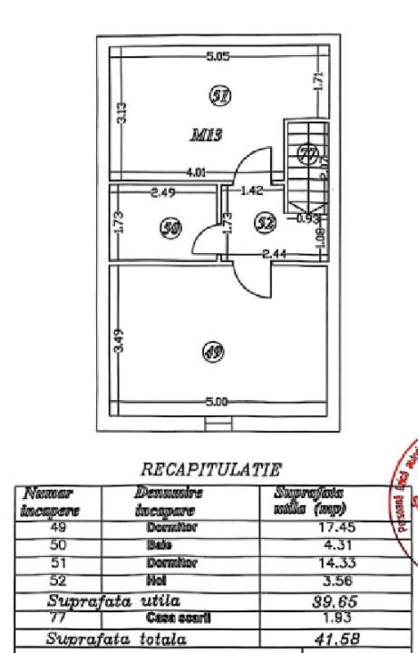 3 camere duplex  Dristor - Vitan