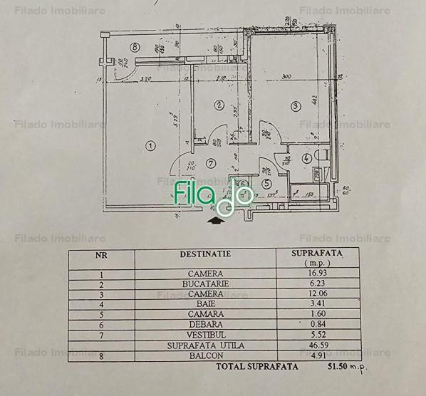 Vanzare apartament 2 camere, Vitan, Bucuresti