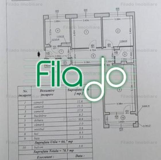 Vanzare apartament 3 camere, Dristor, Bucuresti