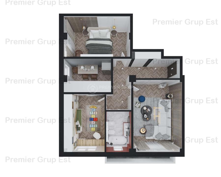 Apartament 3 camere - Galata 75mp, view + loc parcare