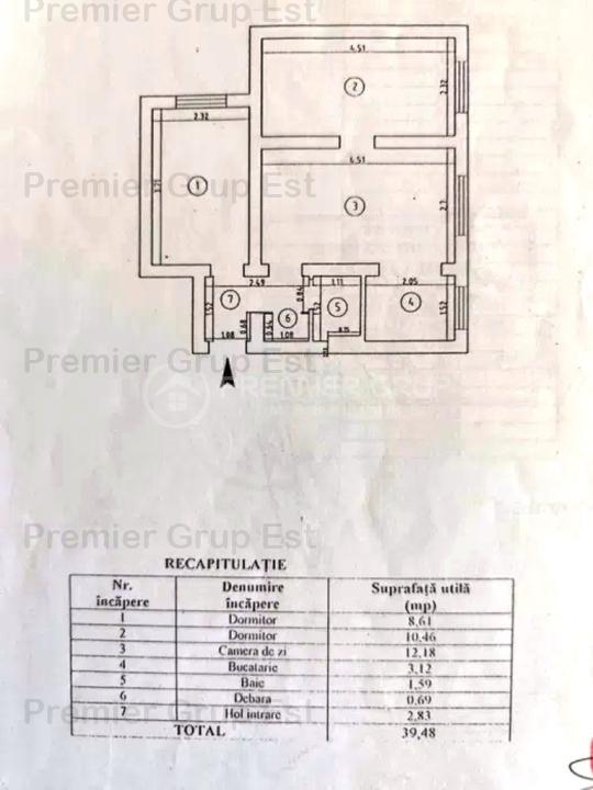 Apartament 3 camere, Tatarasi - Dispecer