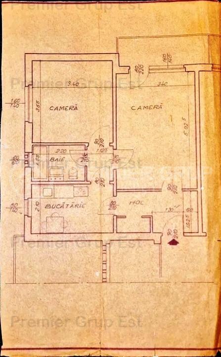 Apartament 2 camere 50mp - Tatarasi, intermediar