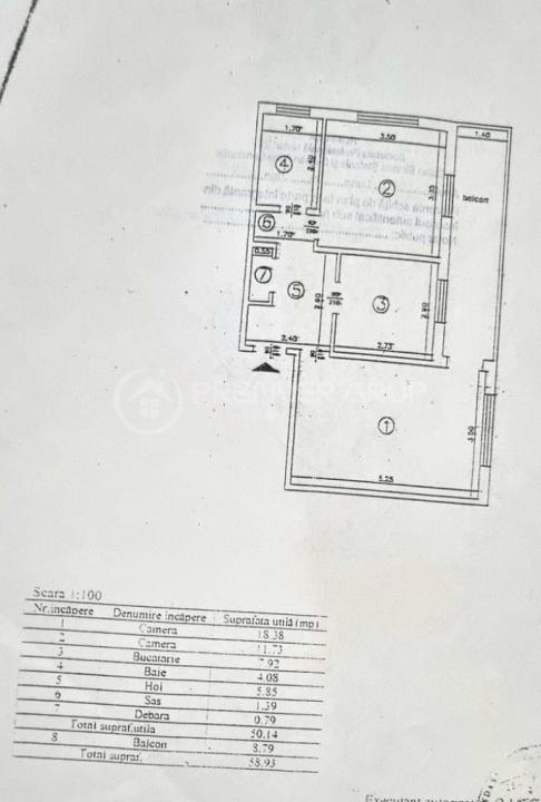 Apartament 2 camere, Nicolina, 59 mp, ETAJ 3