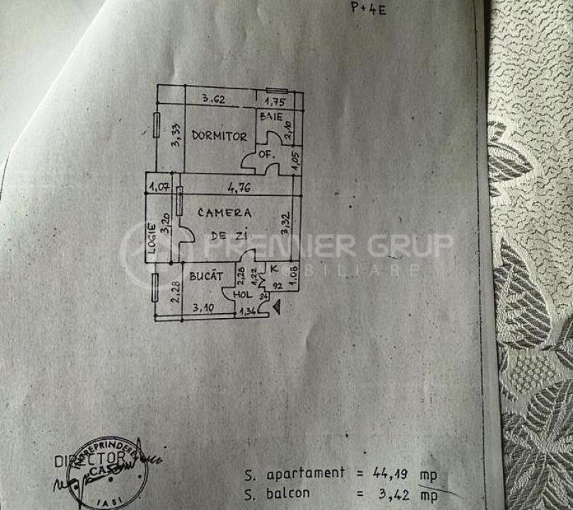 Etaj 1! Apartament 2 camere, Tatarasi, 48mp