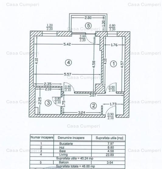 SECTOR 1 | SISESTI | METROU | STUDIO DE LUX MOBILAT SI UTILAT