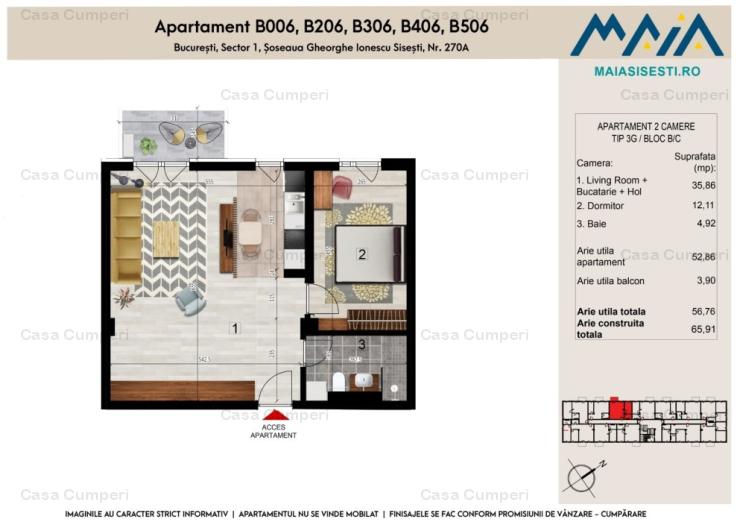 2 CAMERE | FINISAJE PREMIUM | BANEASA | SECTOR 1 | BUCURESTI