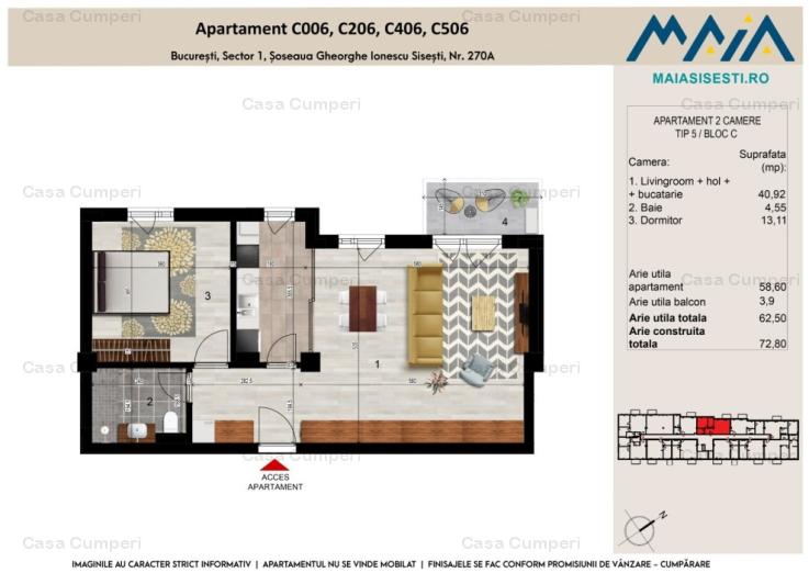 2 CAMERE | BANEASA | SECTOR 1 LANGA METROU | FINISAJE PREMIUM