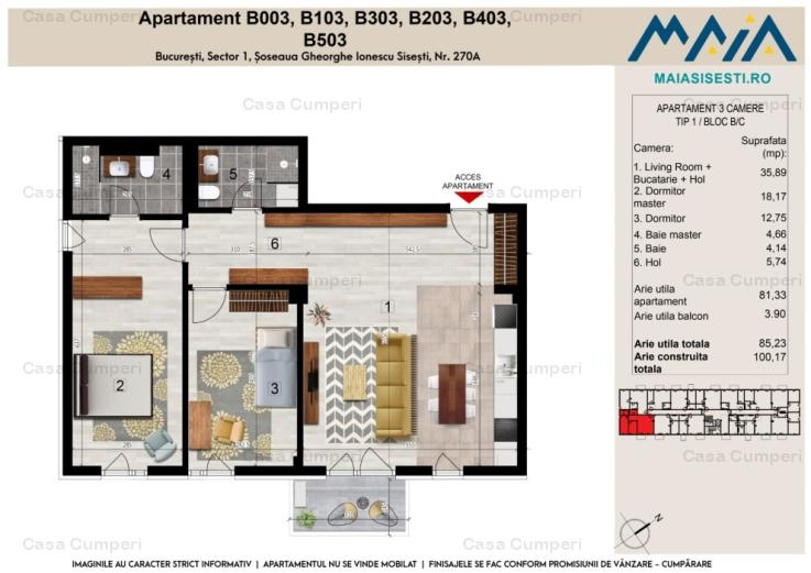 3 CAMERE | FINISAJE PREMIUM | BANEASA | SECTOR 1 | LANGA METROU