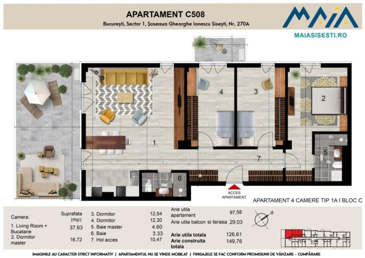 APARTAMENT DE LUX 4 CAMERE | BANEASA | MAIA | LANGA METROU | FINISAJE PREMIUM