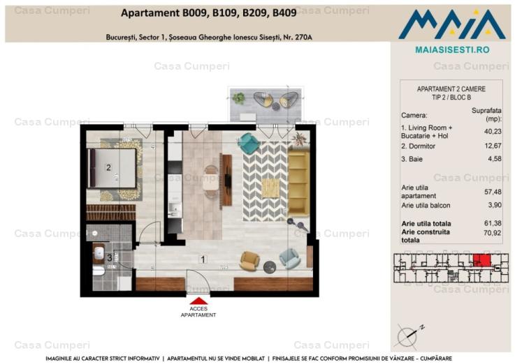 2 CAMERE | FINISAJE PREMIUM | BANEASA | SECTOR 1 BUCURESTI | METROU