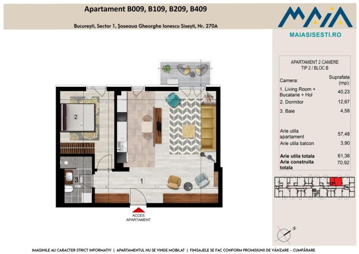 2 CAMERE | FINISAJE PREMIUM | SISESTI | SECTOR 1 BUCURESTI | METROU