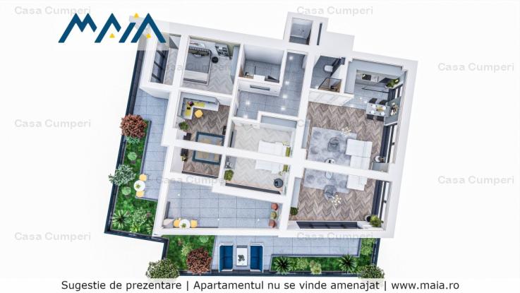 4 Camere de Lux | Pitesti | Ultracentral | Incalzire in pardoseala