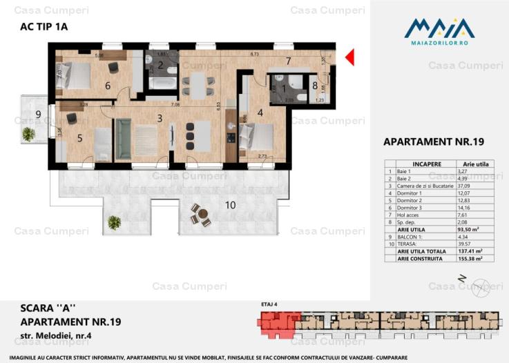 Apartament Premium | Central | Zorilor | Hotel Golden Tulip | Priveliste Superba