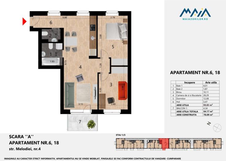 Apartament Premium | Zorilor Cluj-Napoca | Strada Melodiei | Central