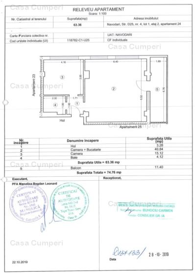 2 Camere Mamaia Nord cu vedere frontala la Mare | Mobilat si utilat