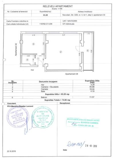 2 Camere Mamaia Nord cu vedere frontala la Mare | Mobilat si utilat 