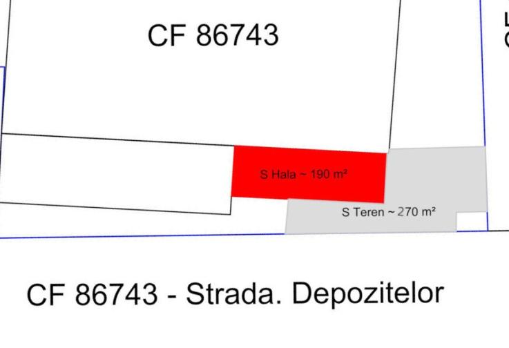 Hala 200mp + teren 287 | Spatiu Comercial | Pitesti | Strada Depozitelor