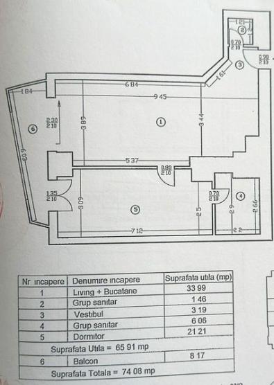 Apartament 2 camere de vânzare în UpGround Residence Pipera